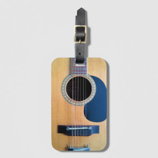 Dreadnought Acoustic 6-String Guitar Artist Design Luggage Tag