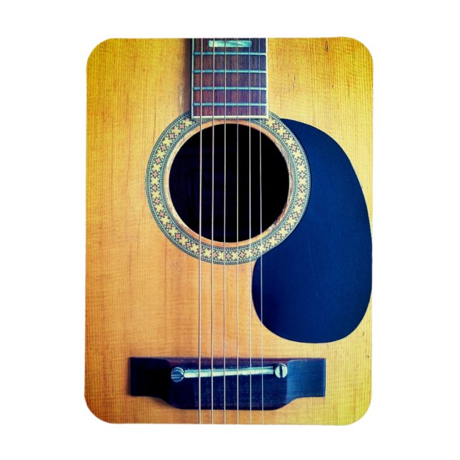 Dreadnought Acoustic 6-String Guitar Artist Design Magnet (Vertical)