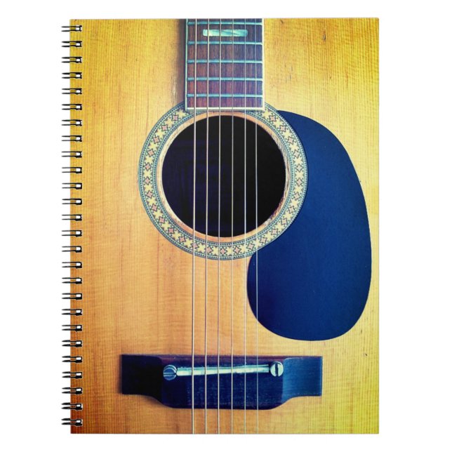 Dreadnought Acoustic 6-String Guitar Artist Design Notebook (Front)