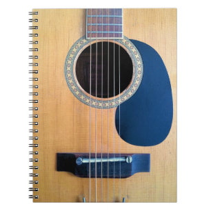 Dreadnought Acoustic 6-String Guitar Artist Design Notebook