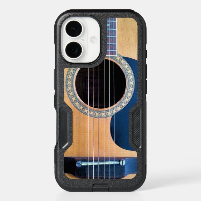 Dreadnought Acoustic 6-String Guitar Artist Design Otterbox iPhone Case (Back)