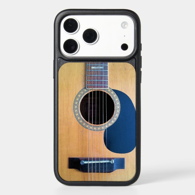Dreadnought Acoustic 6-String Guitar Artist Design Otterbox iPhone Case (Back)