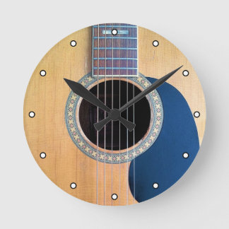 Dreadnought Acoustic 6-String Guitar Artist Design Round Clock
