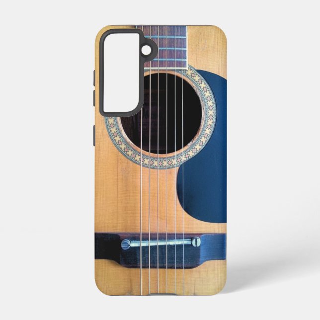 Dreadnought Acoustic 6-String Guitar Artist Design Samsung Galaxy Case (Back)