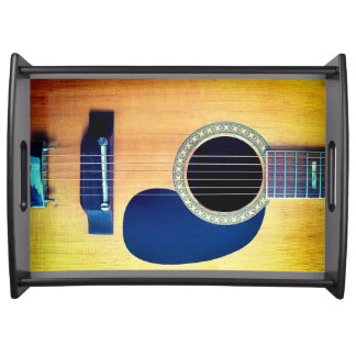 Dreadnought Acoustic 6-String Guitar Artist Design Serving Tray