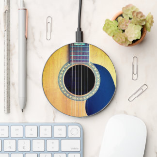 Dreadnought Acoustic 6-String Guitar Artist Design Wireless Charger