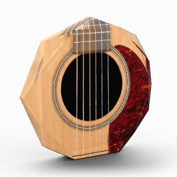 Dreadnought Acoustic 6 String Guitar Award by FlowstoneGraphics at Zazzle