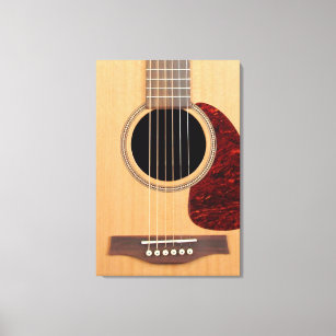 Dreadnought Acoustic 6 String Guitar Canvas Print