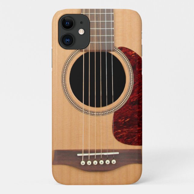 Dreadnought Acoustic 6-String Guitar Case-Mate iPhone Case (Back)