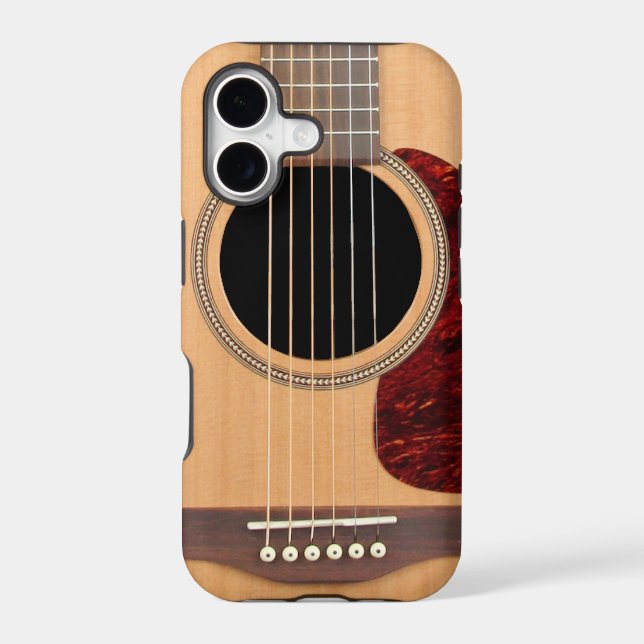 Dreadnought Acoustic 6-String Guitar Case-Mate iPhone Case (Back)