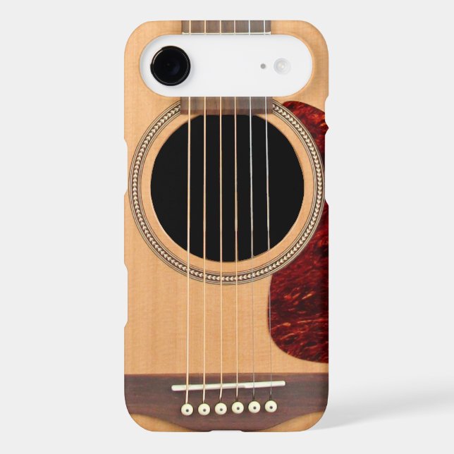 Dreadnought Acoustic 6-String Guitar Case-Mate iPhone Case (Back)