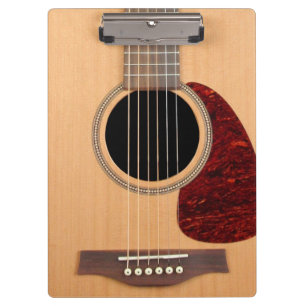 Dreadnought Acoustic 6-String Guitar Clipboard