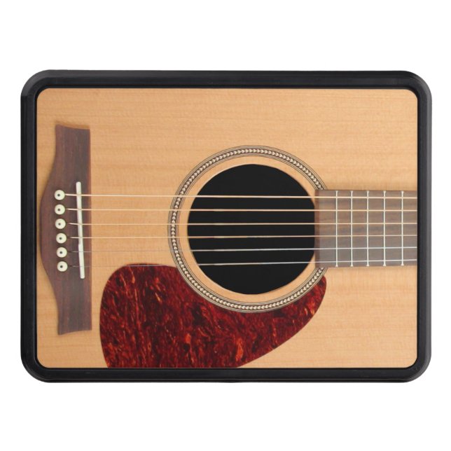 Dreadnought Acoustic 6 String Guitar Hitch Cover (Front)