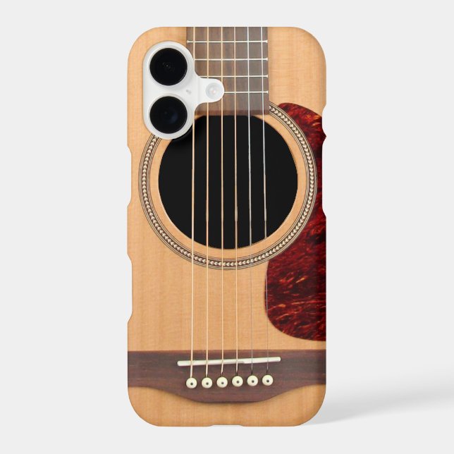 Dreadnought Acoustic 6-String Guitar Iphone Case (Back)