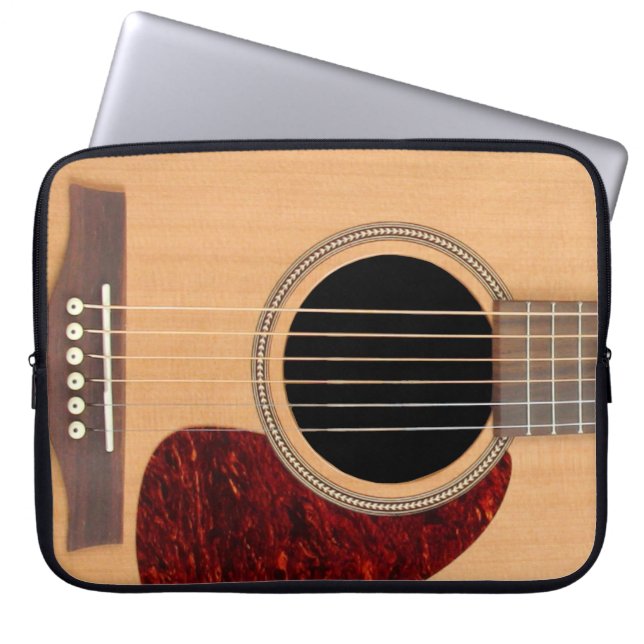 Dreadnought Acoustic 6-String Guitar Laptop Sleeve (Front)