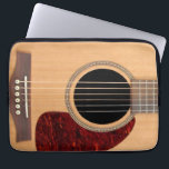 Dreadnought Acoustic 6-String Guitar Laptop Sleeve<br><div class="desc">Celebrate the soul of acoustic music with this Dreadnought 6-String Guitar design, featuring the iconic silhouette and craftsmanship of the world's most beloved acoustic body style. Known for its powerful projection and deep, resonant tone, the dreadnought is a symbol of folk, country, and rock history. This versatile design is perfect...</div>