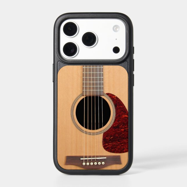 Dreadnought Acoustic 6-String Guitar Otterbox iPhone Case (Back)