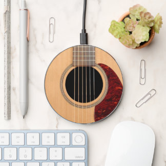 Dreadnought Acoustic 6-String Guitar Wireless Charger