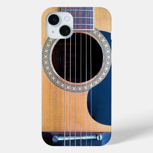Dreadnought Acoustic Guitar iPhone 15 Plus Case