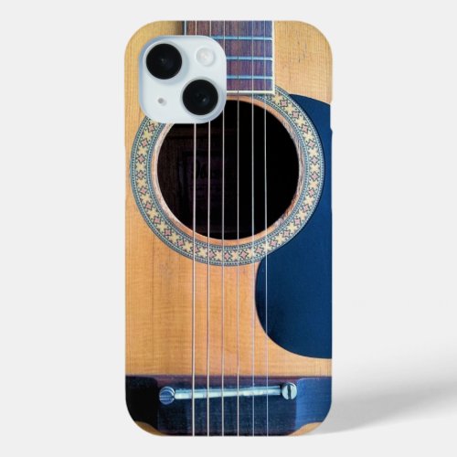 Dreadnought Acoustic Guitar iPhone 15 Case