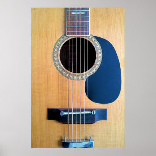 Dreadnought Acoustic Guitar Poster