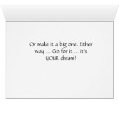 Dream a Little Dream Sunset Card (Inside Horizontal (Bottom))
