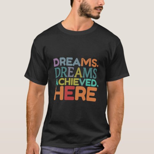Dream achieved Hare T_shirts 