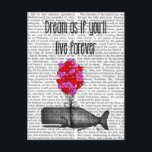 Dream As If You'll Live Forever Postcard<br><div class="desc">Inspirational & Holidays</div>