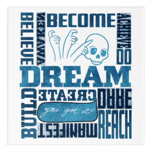 Dream - ASL Design Acrylic Print
