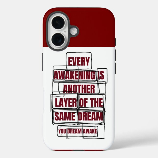 Dream Awake phone case (Back)