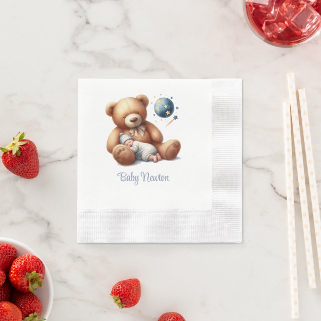 Dream Baby Bear Boy Napkins (Insitu)