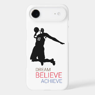 Dream Believe Achieve Basketball iPhone 17 Air Case