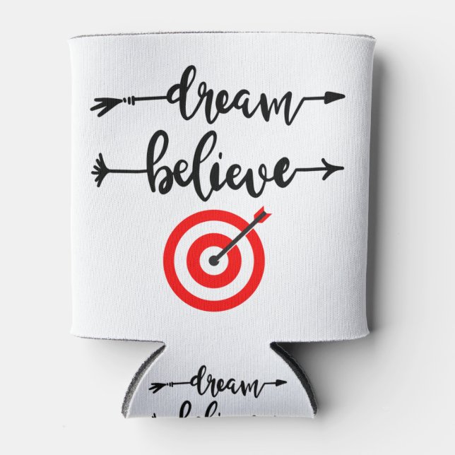 DREAM BELIEVE ACHIEVE CAN COOLER (Front)