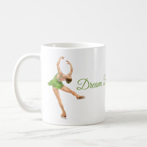 Dream Believe Achieve Figure Skater Mug