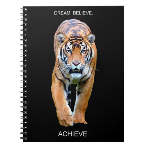 Dream Believe Achieve Motivational Inspirational Notebook