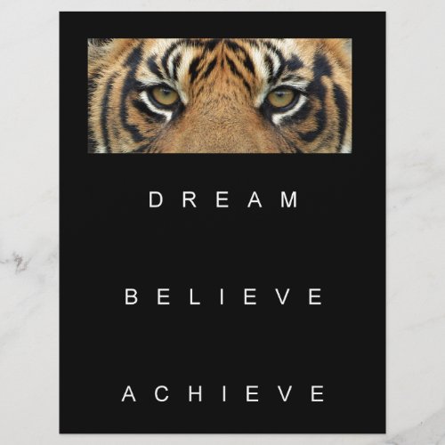 dream believe achieve motivational quote