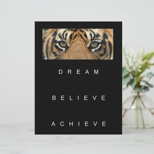 dream believe achieve motivational quote (Standing Front)