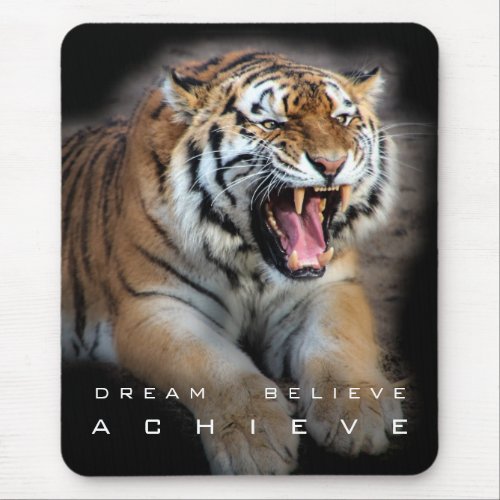 Dream Believe Achieve Motivational Quote Vertical Mouse Pad