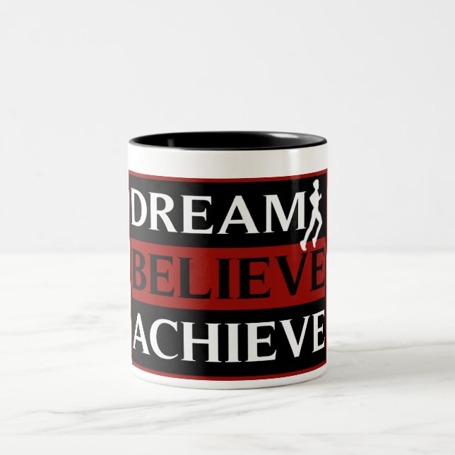 Dream Believe Achieve Running Mug (Center)