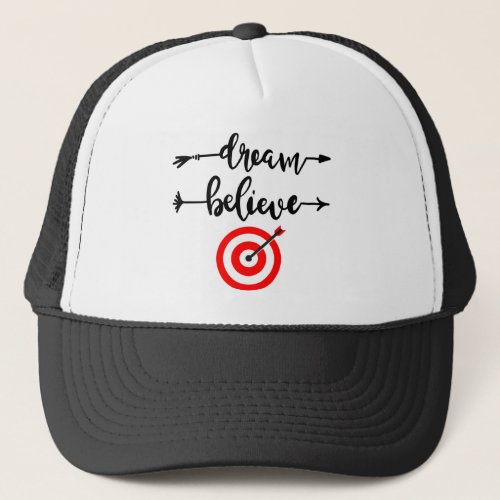 DREAM BELIEVE ACHIEVE TRUCKER HAT