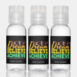 Dream Believe Quote - Women's Gymnastics  Hand Sanitizer