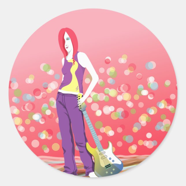 Dream Believer Classic Round Sticker (Front)