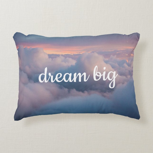 Dream Big Accent Pillow (Front)