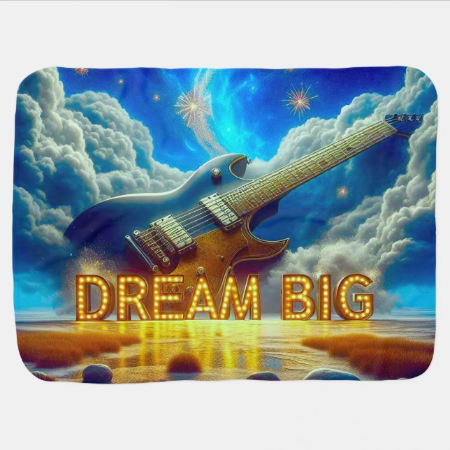 Dream Big Baby Blanket (Horizontal)