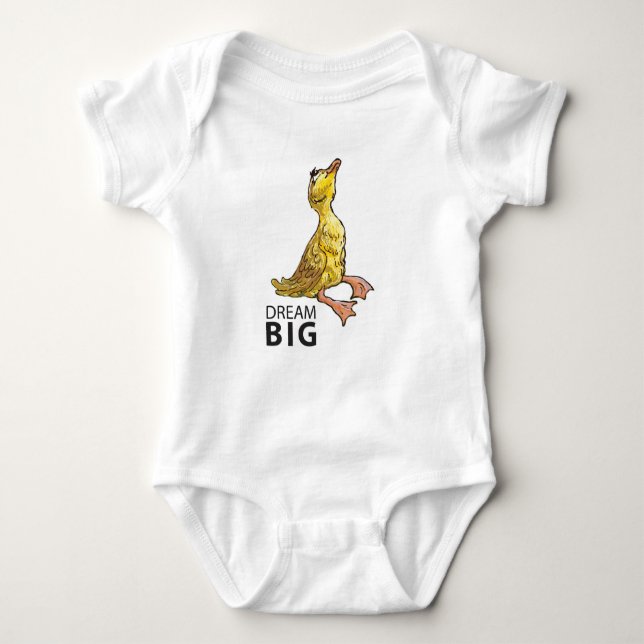 Dream Big Baby Bodysuit (Front)