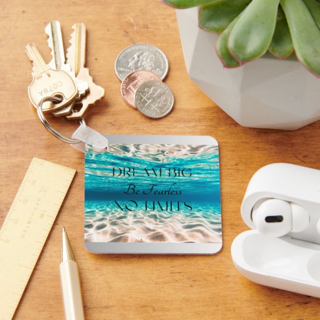 Dream Big Be Fearless No Limits Keychain (Desk)