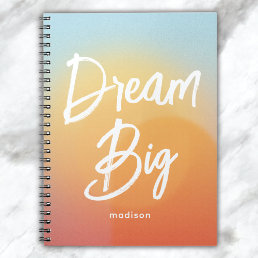 Dream Big Beautiful Summer Sky Notebook