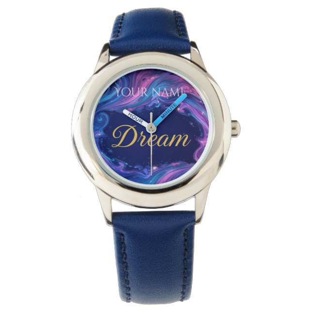 Dream big - beautifully designed Personalized  Watch (Front)