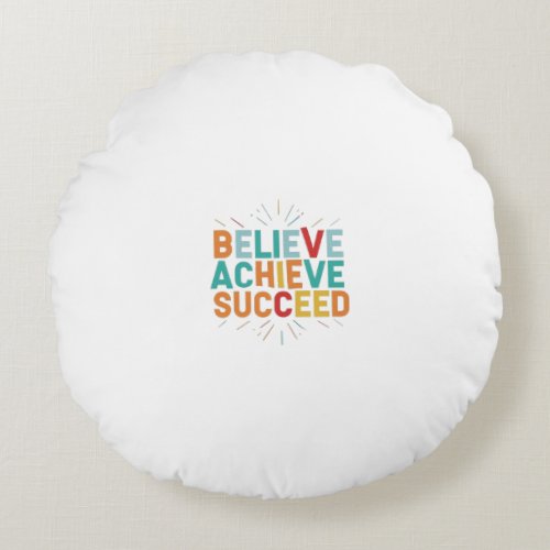 Dream Big _ Believe Achieve Succeed Throw Pillows