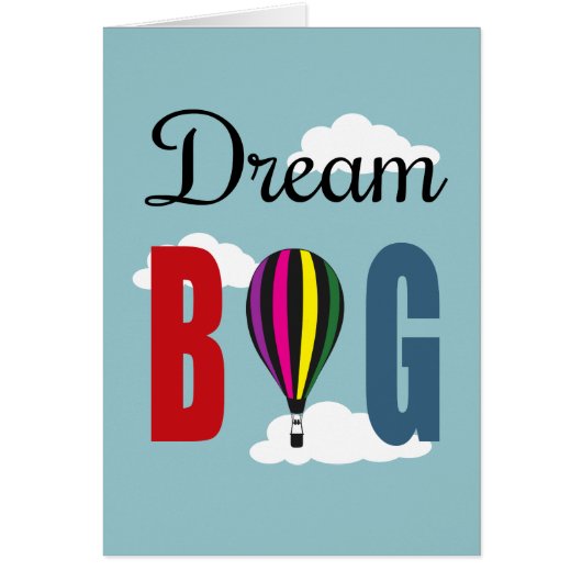 Dream big cards (Front)